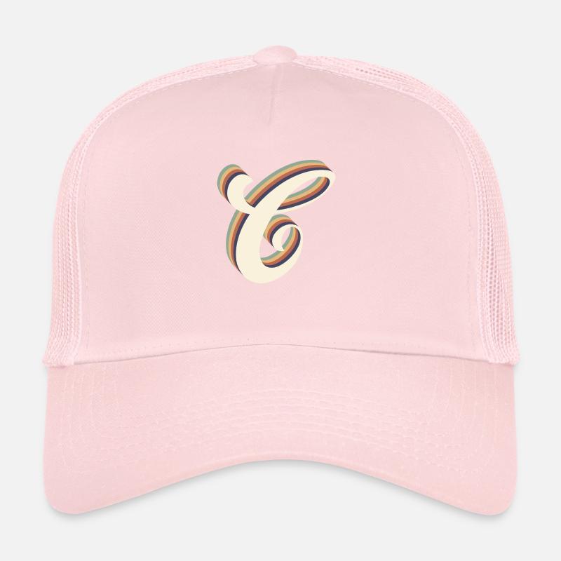 lettre c Casquette trucker 