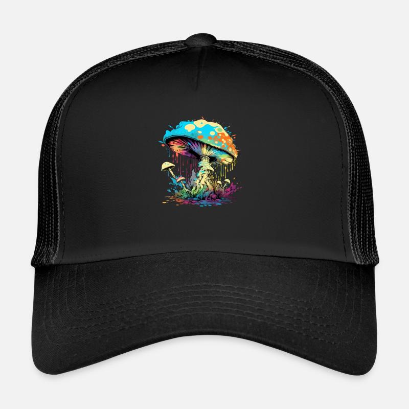 Champignon psychédélique Casquette trucker 