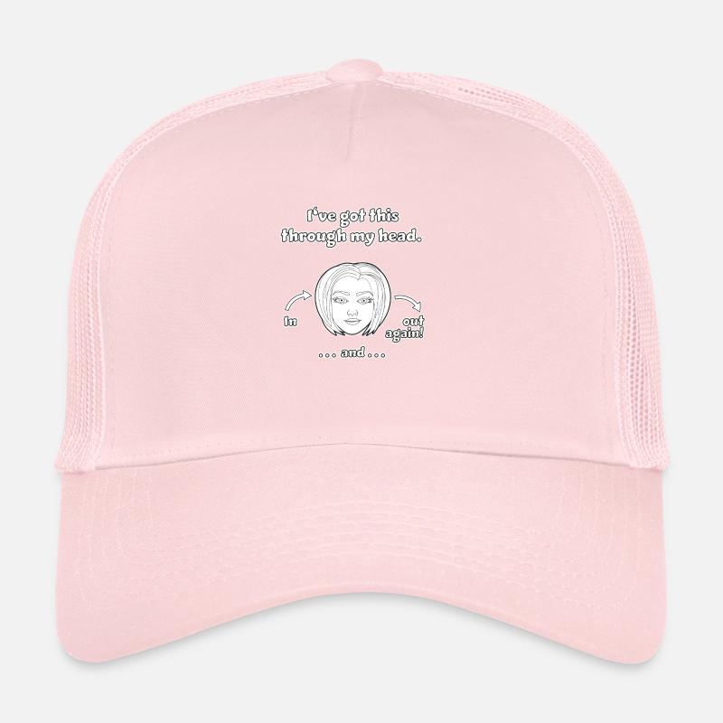 funny non-thinking design / funny sayings Trucker Cap