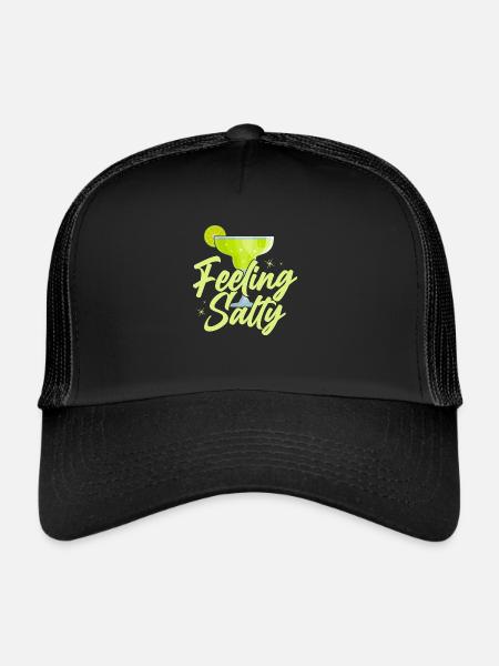 Feeling Salty Cinco De Mayo Margarita - Trucker Cap - black/black - Front