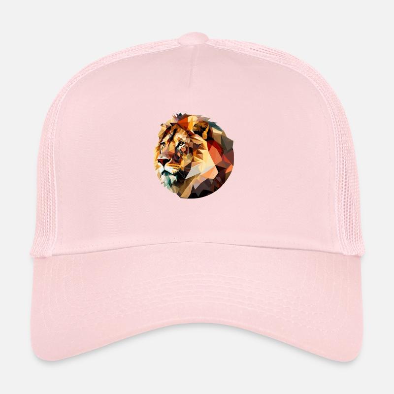 Vector Lion's Head Profile Gift Trucker Cap