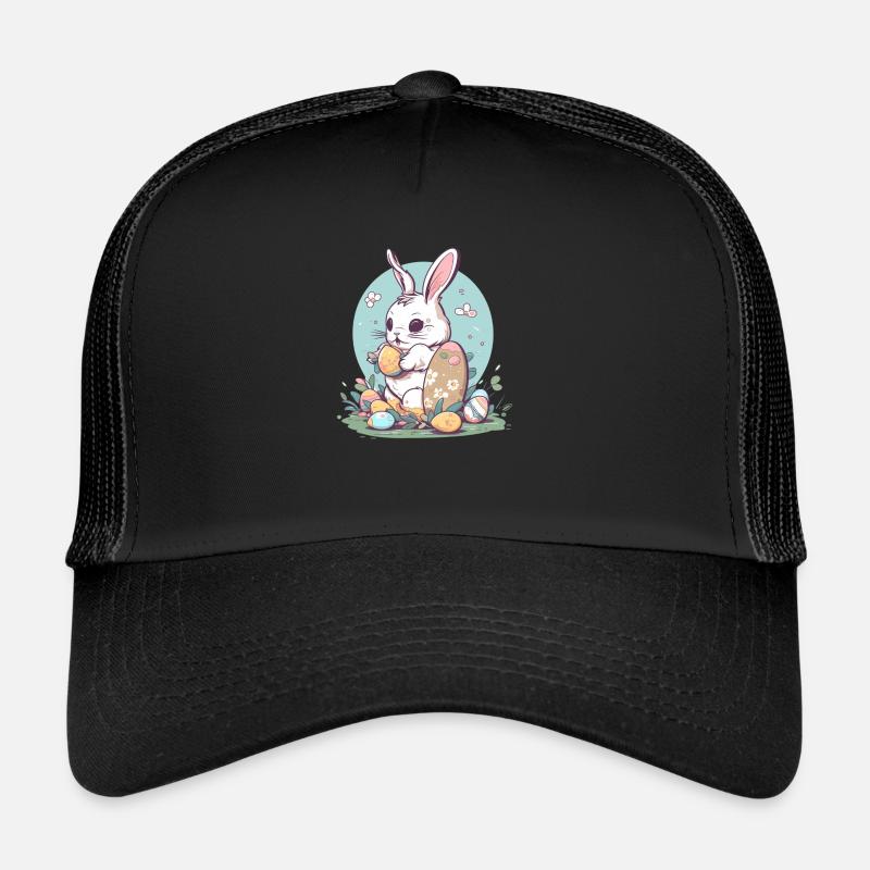 Lapin de Pâques Casquette trucker 