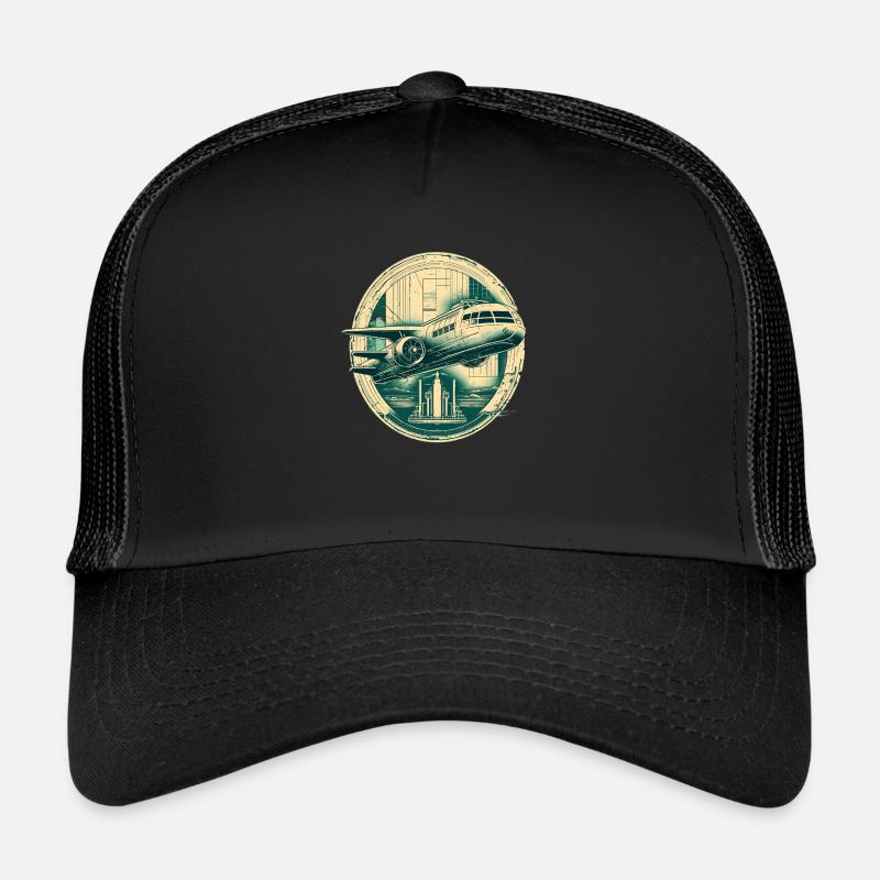 Luft 30 - Trucker Cap - Schwarz/Schwarz