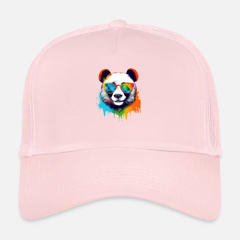Cooli the bespectacled panda Trucker Cap