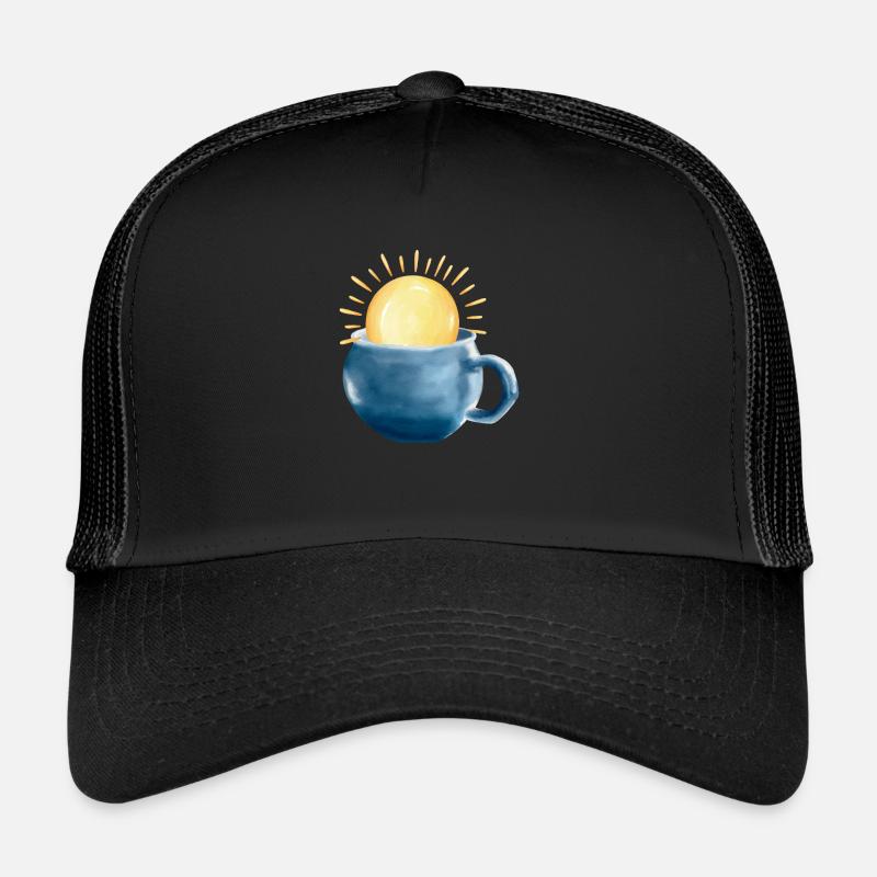Sun in the cup - Trucker Cap - black/black