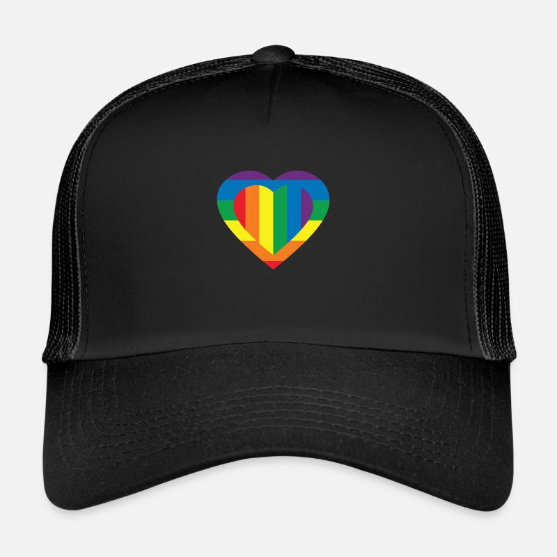 LGBT FLAG COLOR Trucker Cap