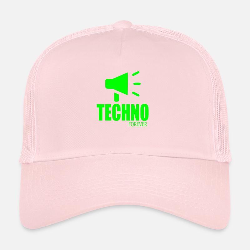 Techno pour toujours Casquette trucker 