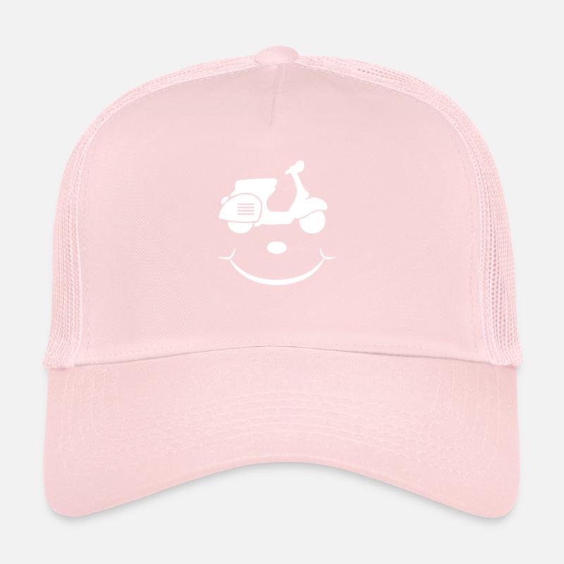 Roller Face Smile Trucker Cap