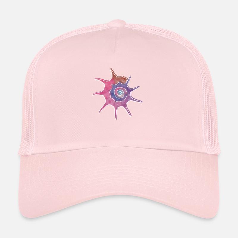 « Bolma », design de ligne boho, série « Shells » Casquette trucker 