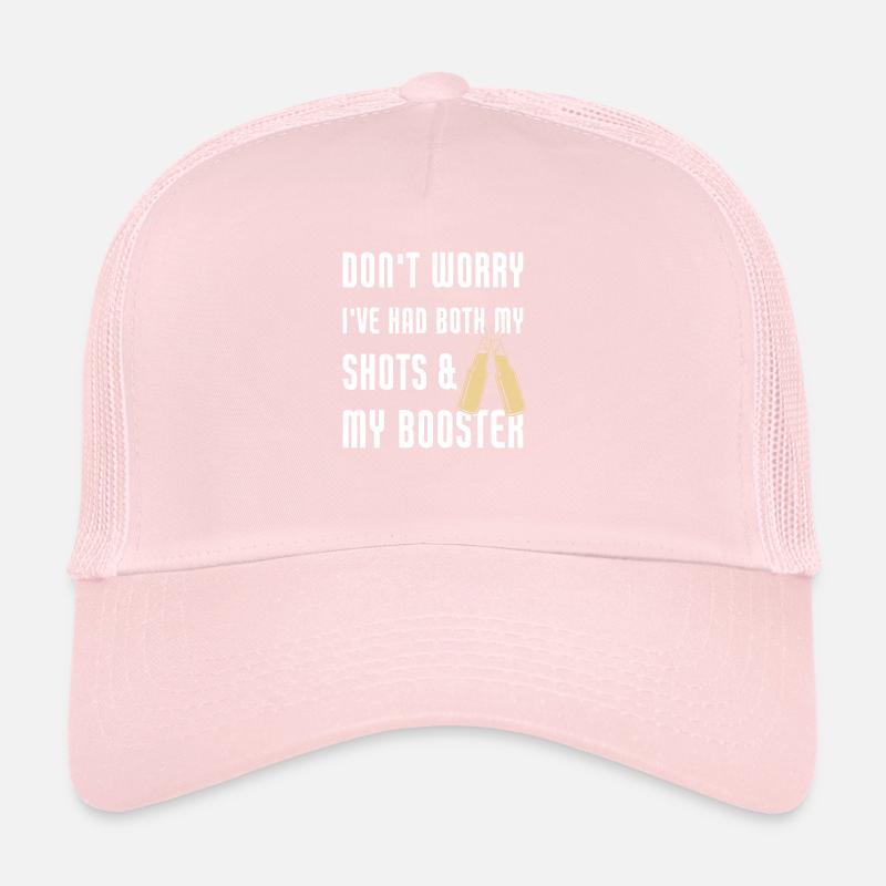 Ne vous inquiétez pas, j’ai eu mes deux injections et mon rappel Casquette trucker 