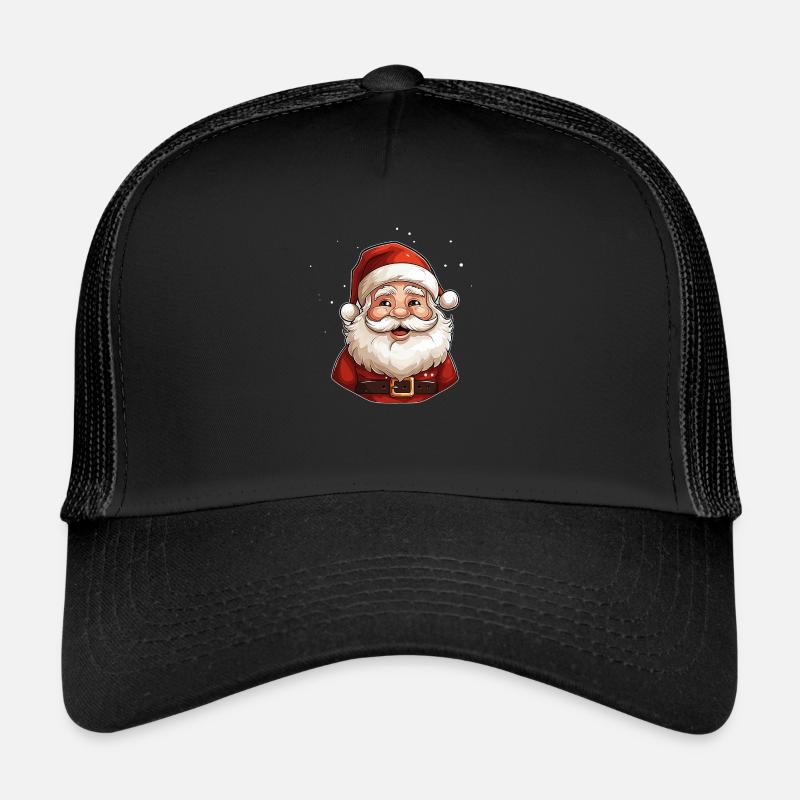 Santa Claus - Trucker Cap - black/black