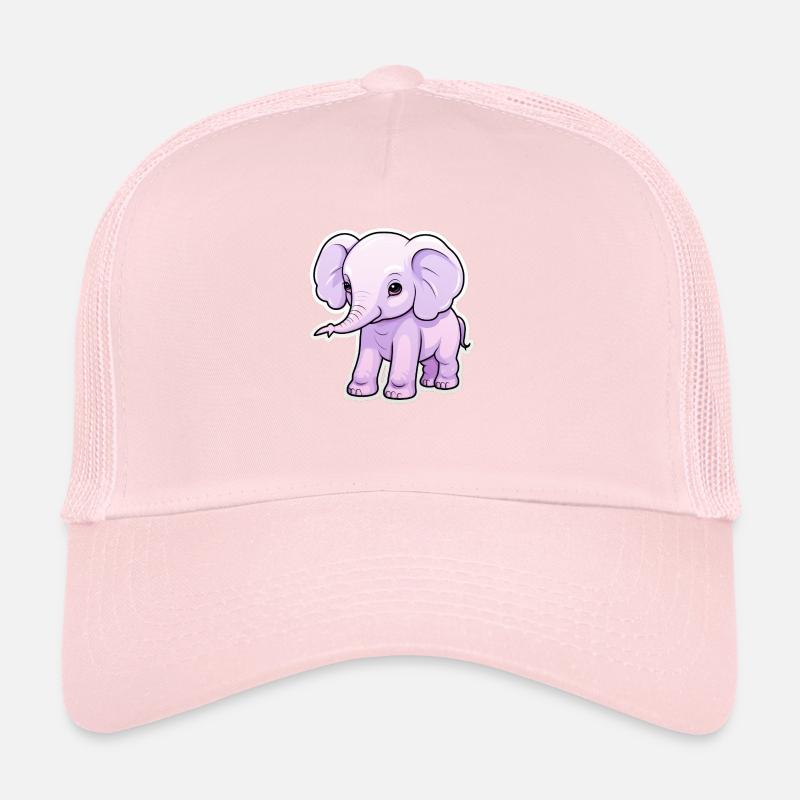 Bébé éléphant Kawaii Casquette trucker 
