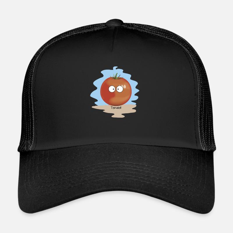 Tomate - Casquette trucker  - noir/noir