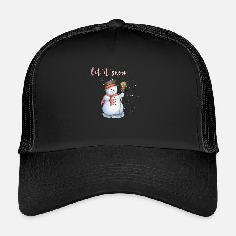 let it snow Trucker Cap