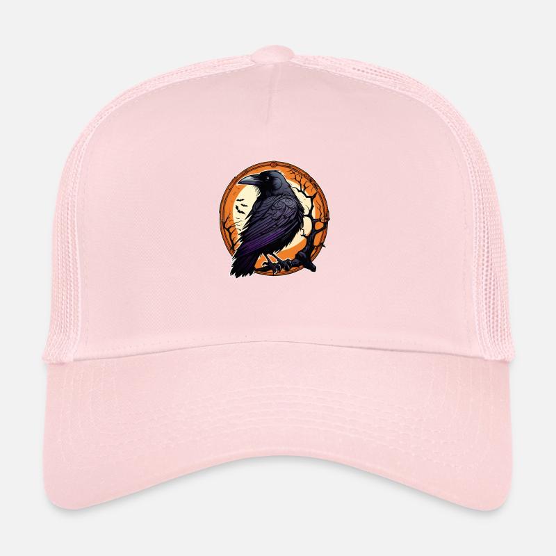 Halloween or Hard Rock - Raven Trucker Cap