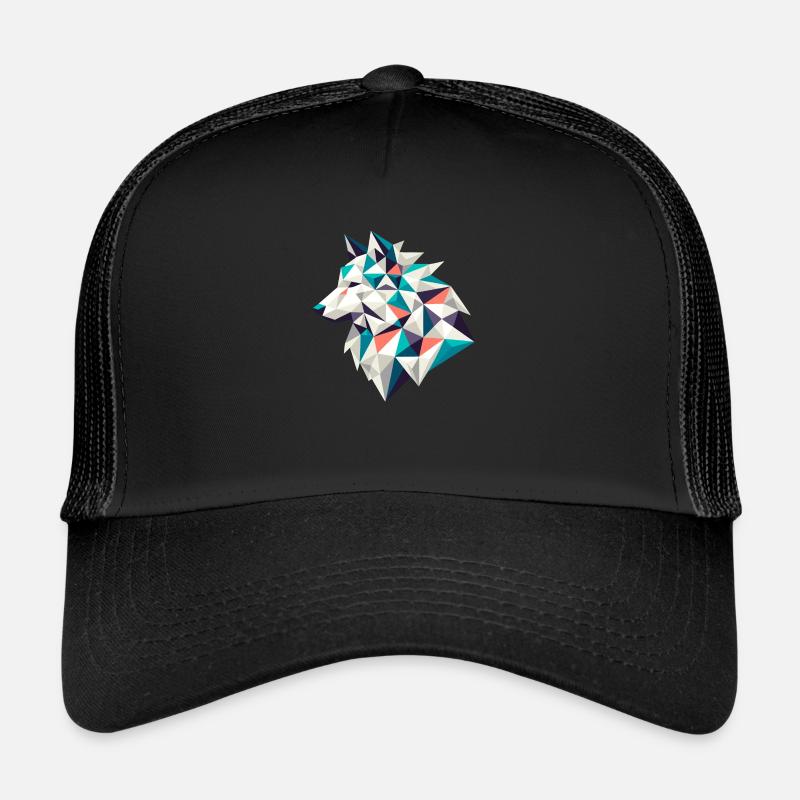 loup // loup - Casquette trucker  - noir/noir