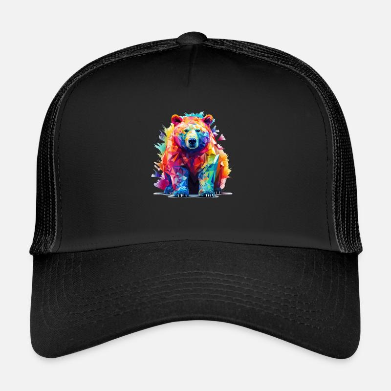 Polar Bär - Trucker Cap - Schwarz/Schwarz