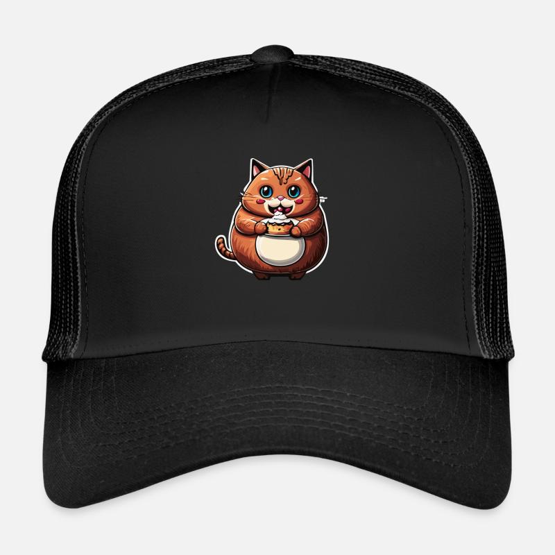 Cat eating Cake (Magical Animals Collection) Trucker Cap