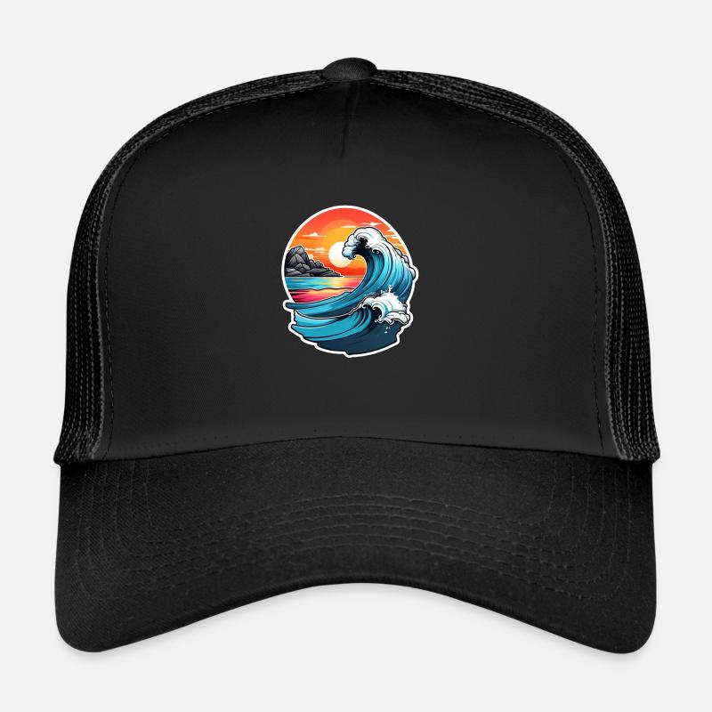 vague - été - vacances Casquette trucker 