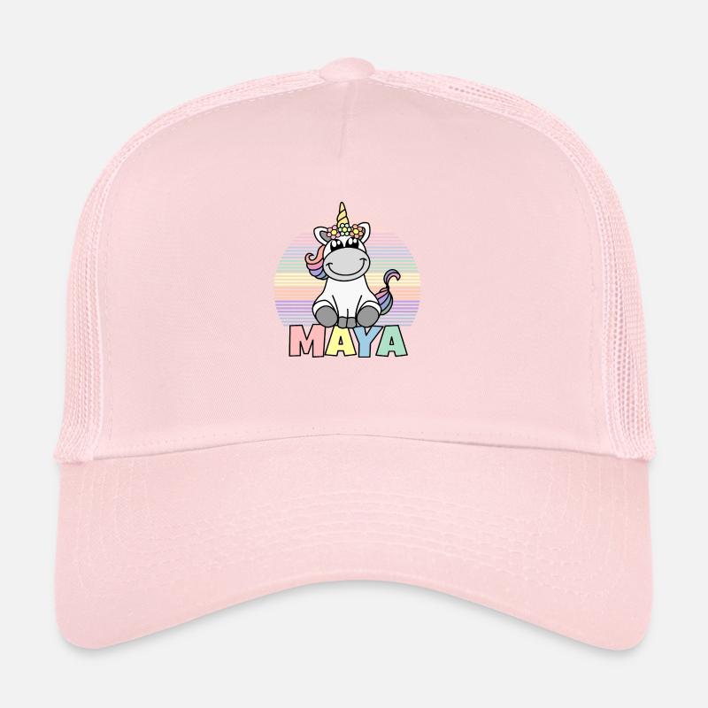 Maya Einhorn Name Trucker Cap