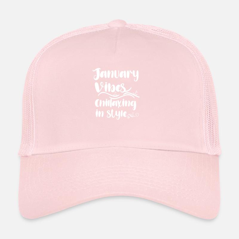 Januar-Vibes mit Stil chillen Trucker Cap