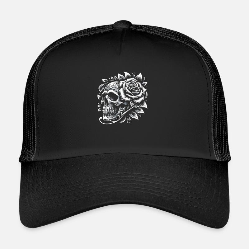 Eternal Contrast - Trucker Cap - black/black