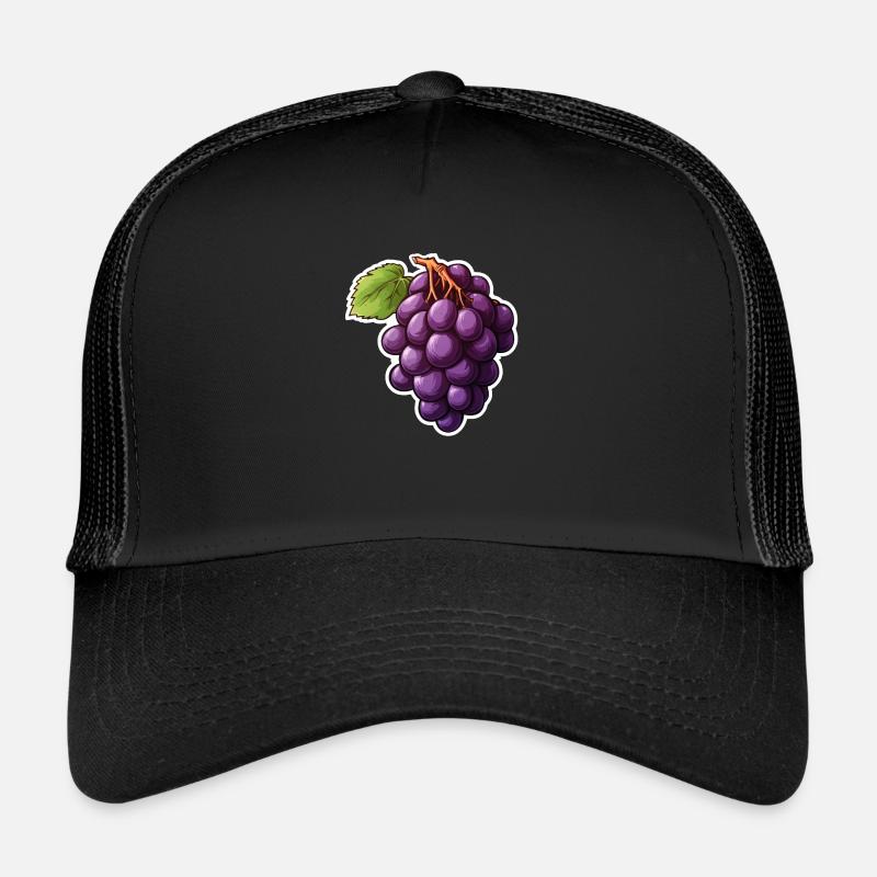Weinreben dunkel Trucker Cap
