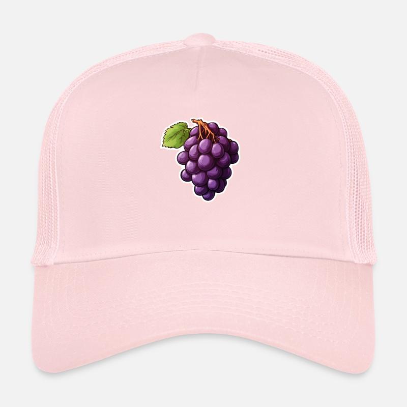 Weinreben dunkel Trucker Cap