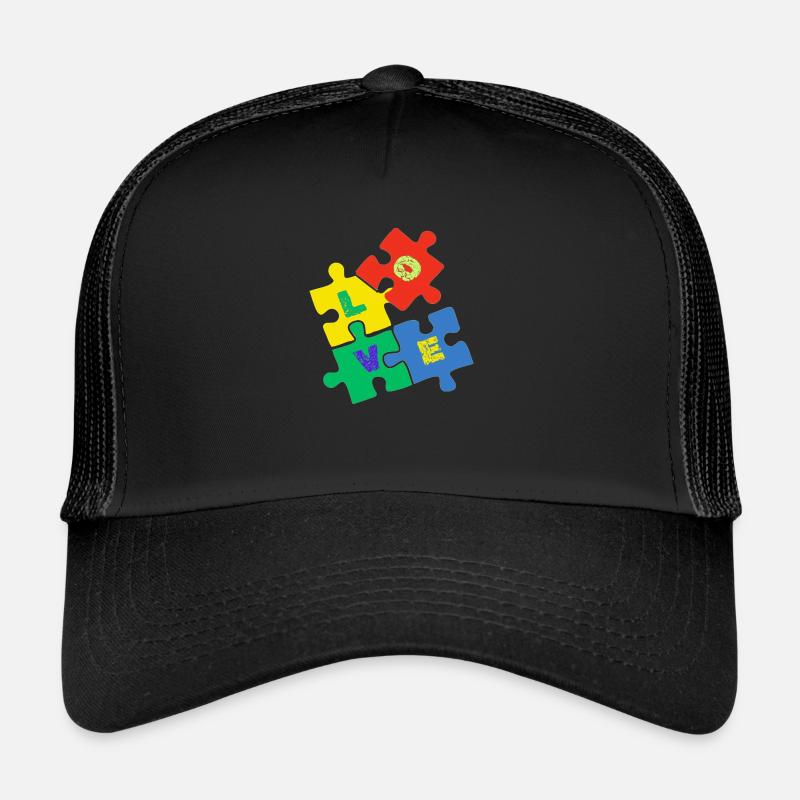 Liebes-Puzzle Trucker Cap