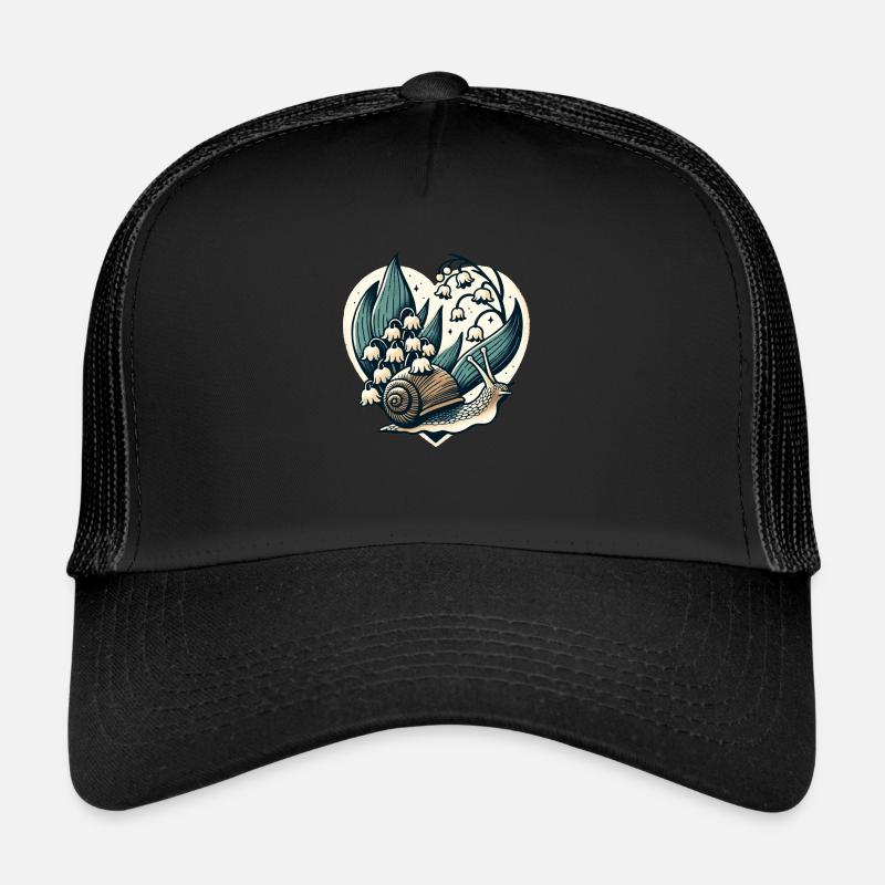 Escargot de muguet Casquette trucker 