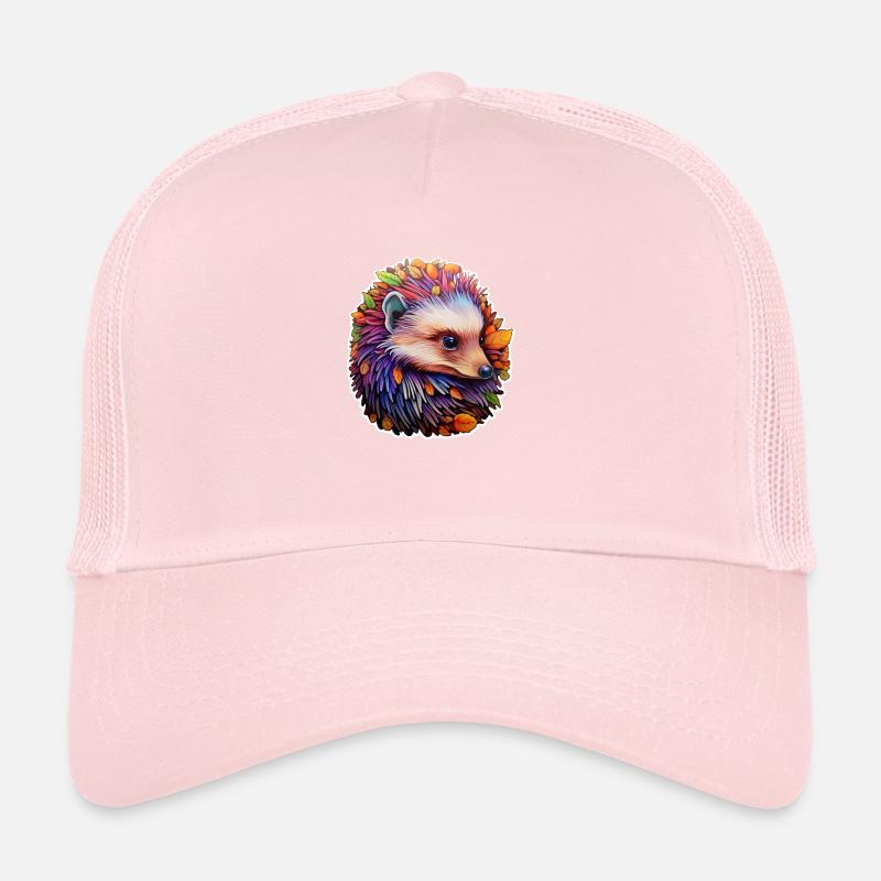 Hérisson psychédélique Casquette trucker 