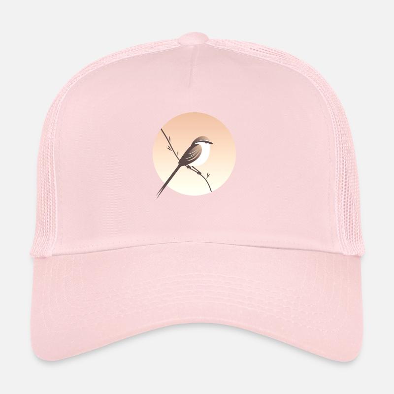 Petit oiseau sur branche Casquette trucker 
