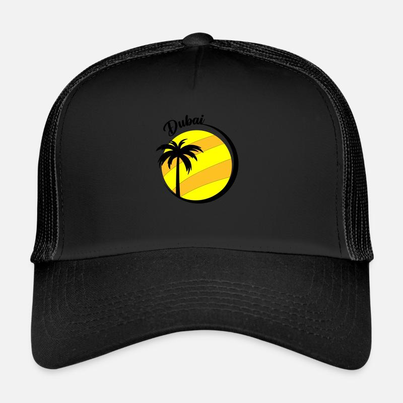 dubai - Trucker Cap - Schwarz/Schwarz