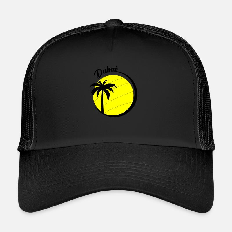 Dubaï - Casquette trucker - noir/noir