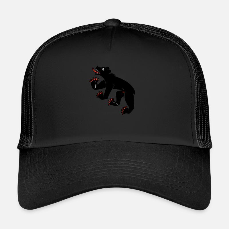 Bernerbär - Trucker Cap - Schwarz/Schwarz
