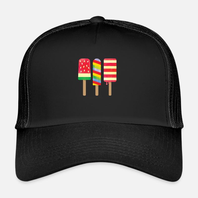 Trois glaces délicieuses Casquette trucker 