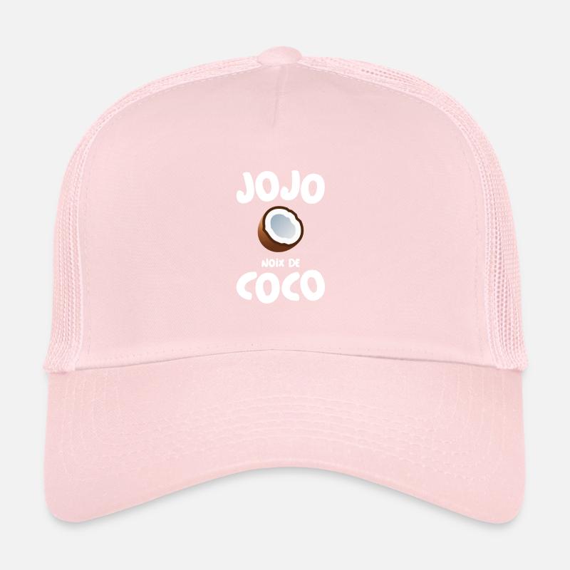 Jojo noix de coco surnom vacance humour Casquette trucker 