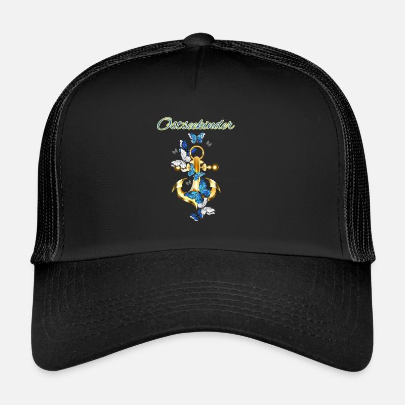 Ostseekinder-Anker mit Schmetterling Trucker Cap