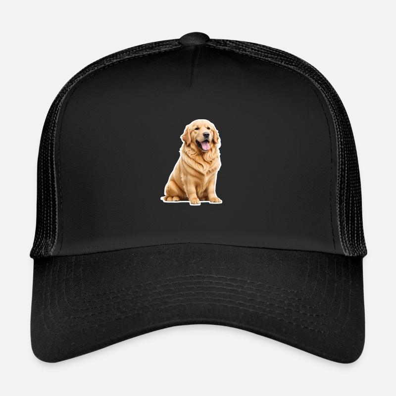 Golden retriever Casquette trucker 