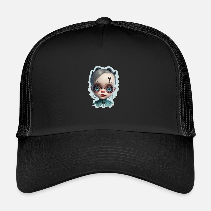 Poupée d’horreur Halloween Casquette trucker 