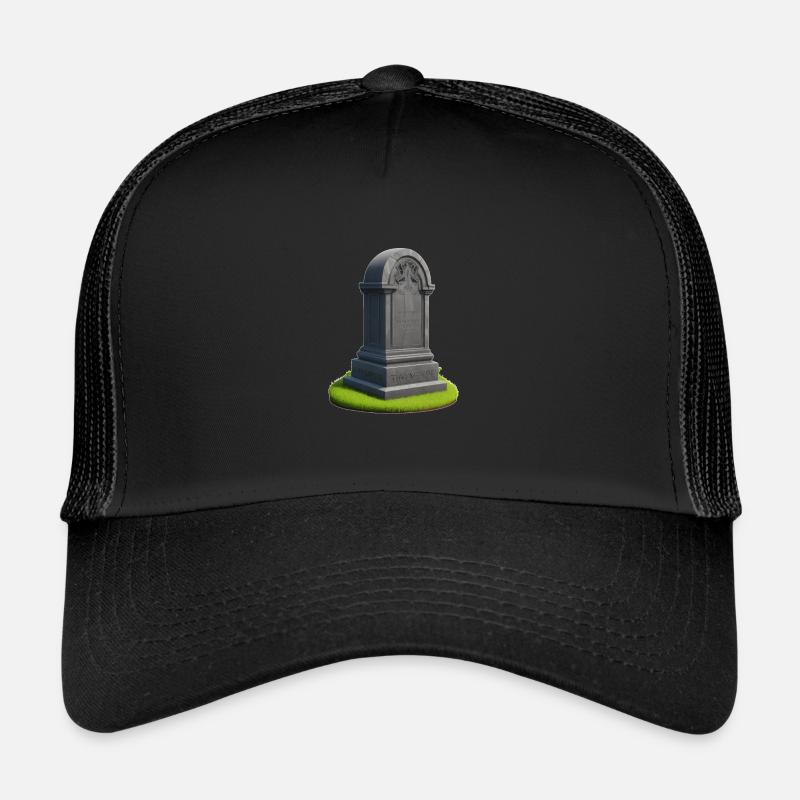 Pierre tombale d’Halloween Casquette trucker 