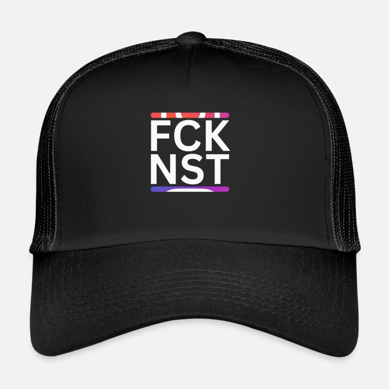 FCK NST - bright - un signe contre Insta Casquette trucker 