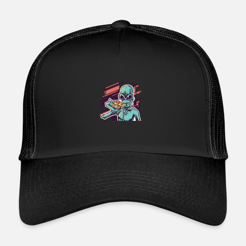 Pizza Monster Alien Casquette trucker 