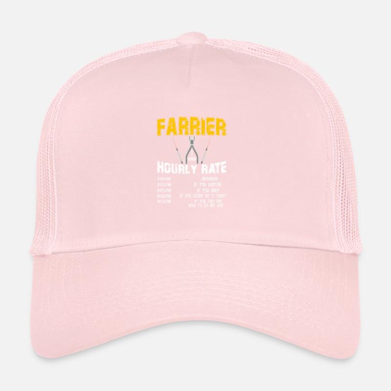 Farrier Hourly Rate TShirt Trucker Cap