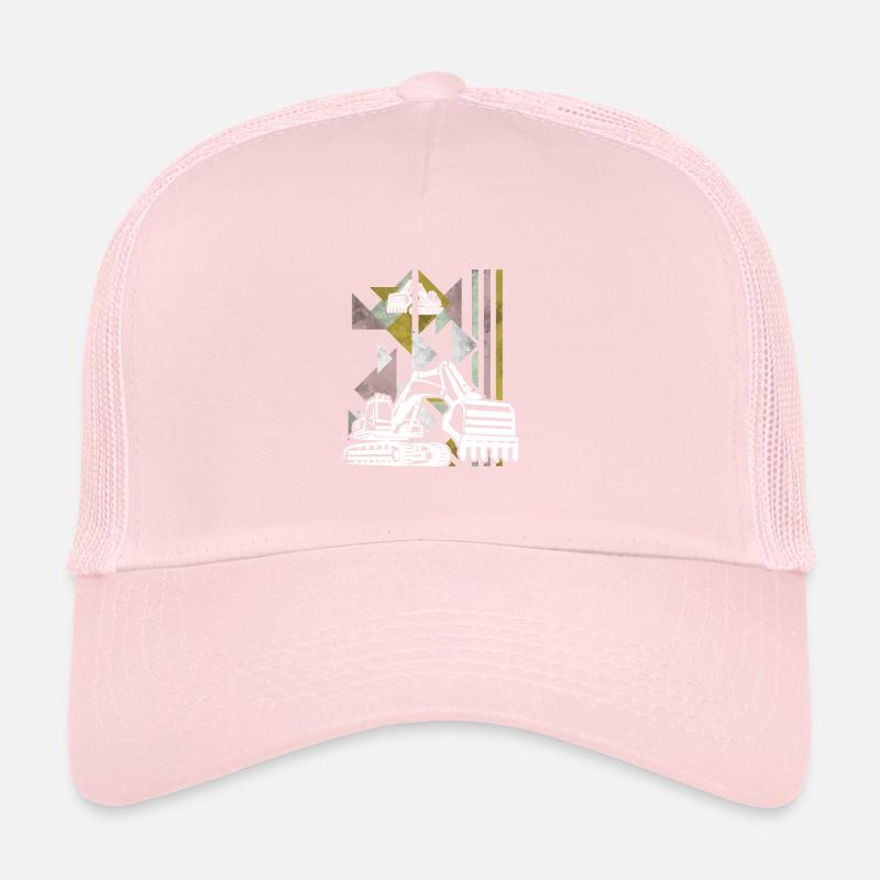 Excavator construction site construction machine gift · shovel Trucker Cap