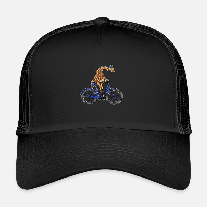 Fahrrad Giraffe Tier Trucker Cap