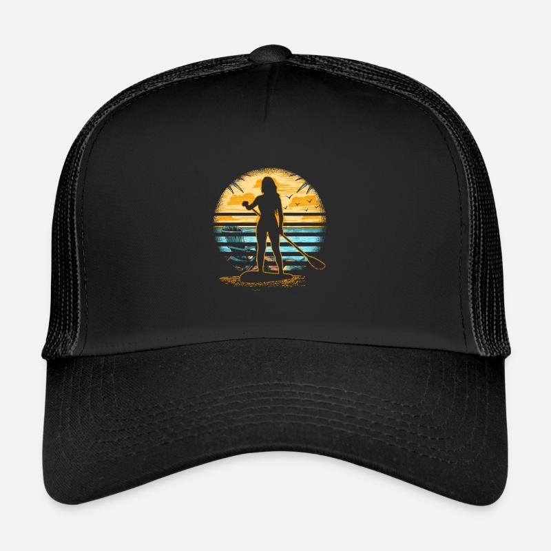 Surfbrett Mädchen Trucker Cap