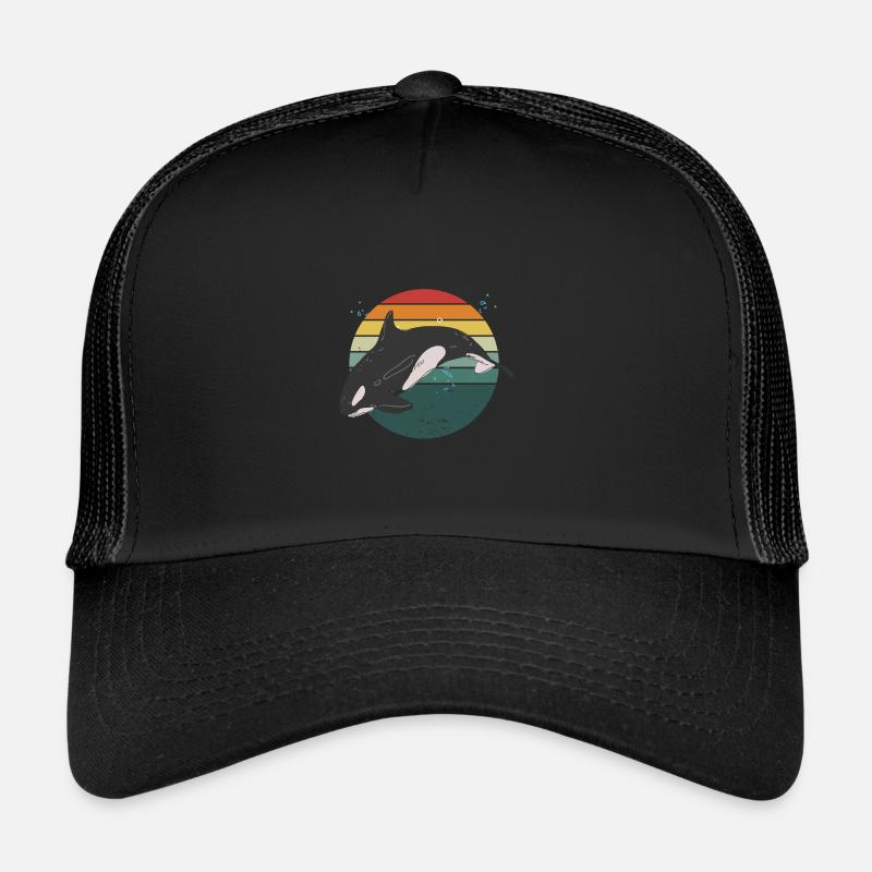 Retro orca Trucker Cap