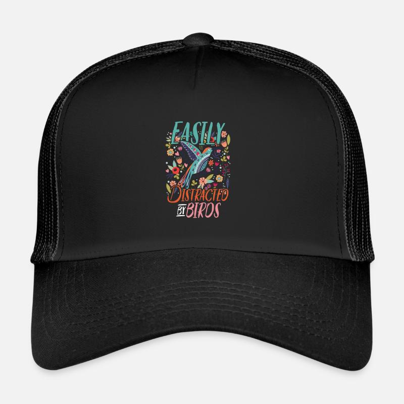 Vogel Tiere Tier - Trucker Cap - Schwarz/Schwarz