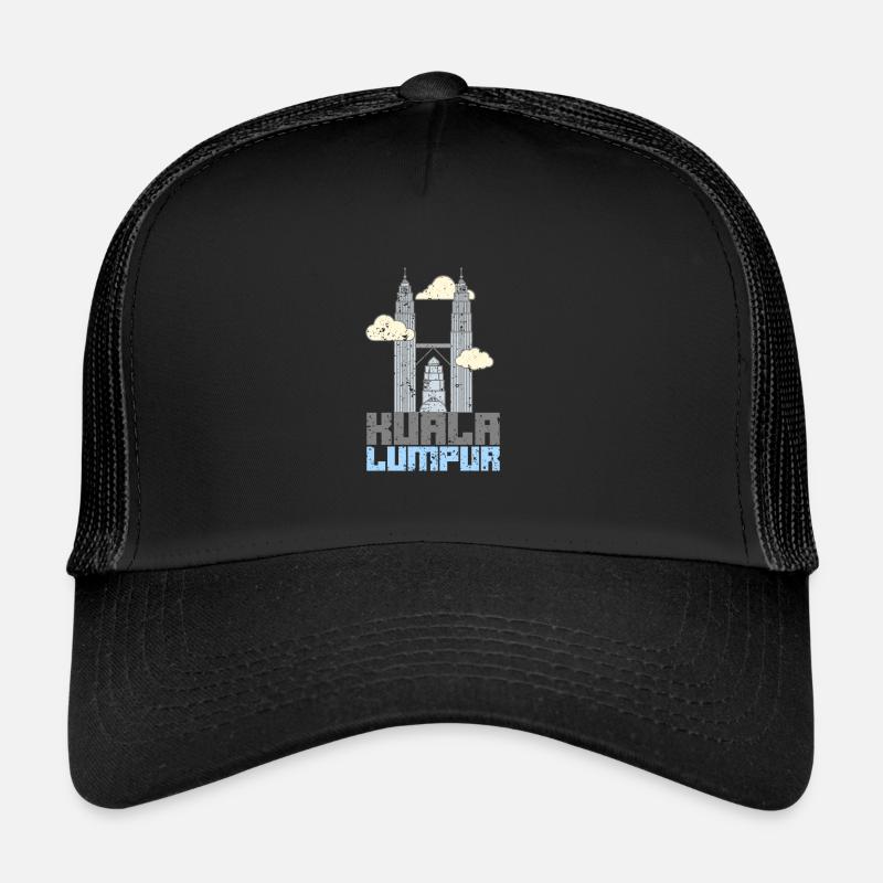 Kuala Lumpur skyscraper Trucker Cap